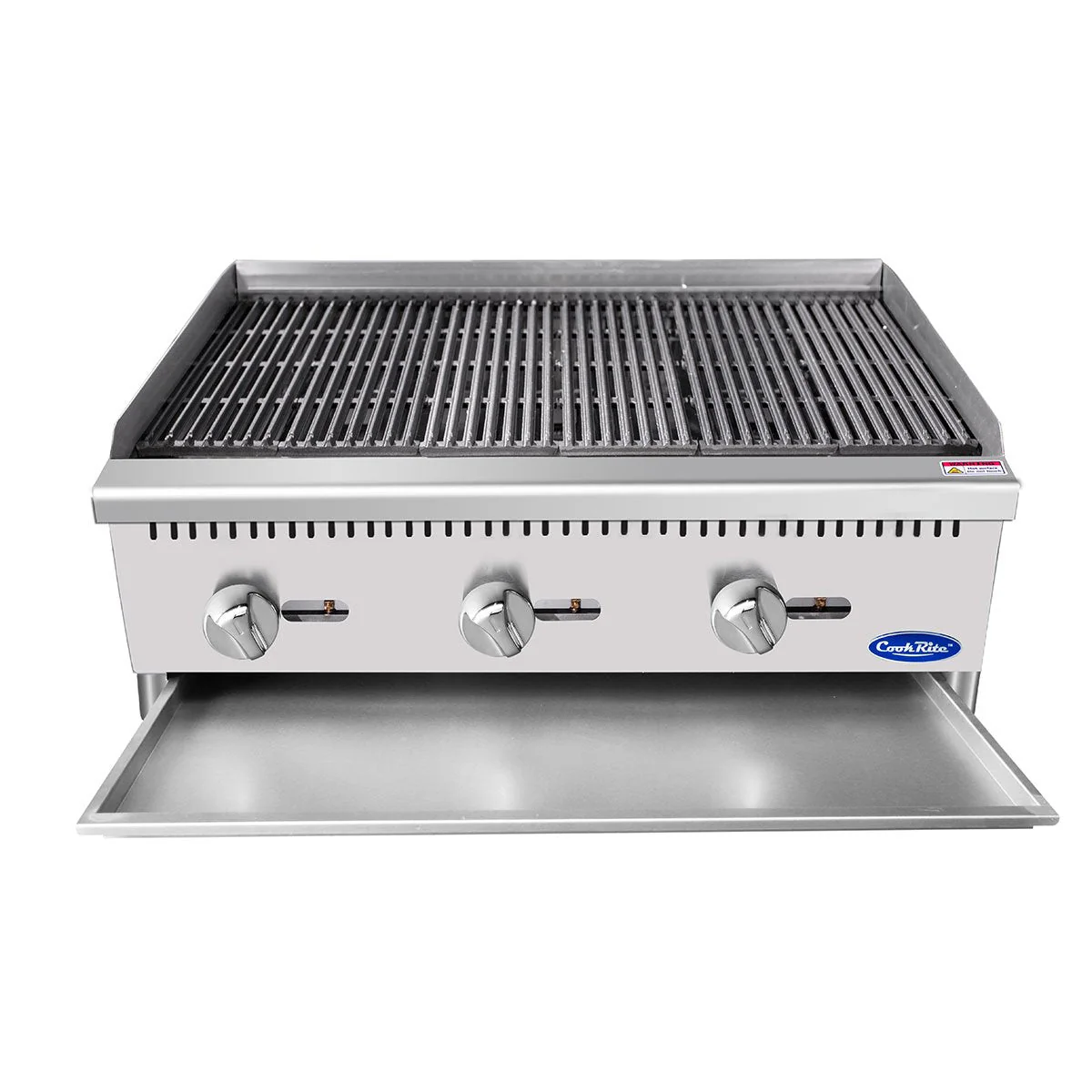 Atosa CookRite ATCB-36 HD 36" Char-rock Broiler - Image 4