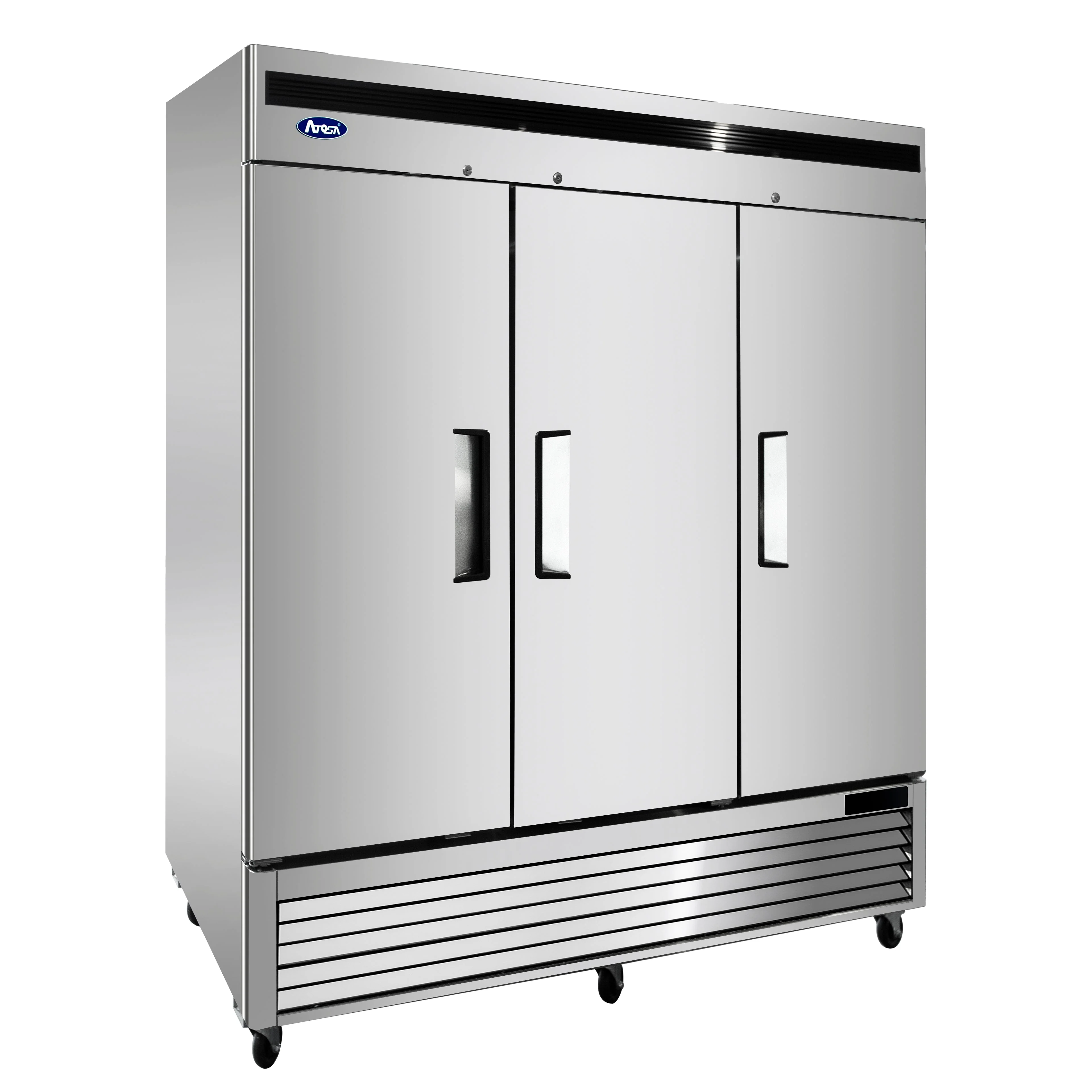 Atosa MBF8508GR Bottom Mount Three Door  Refrigerator - Image 3