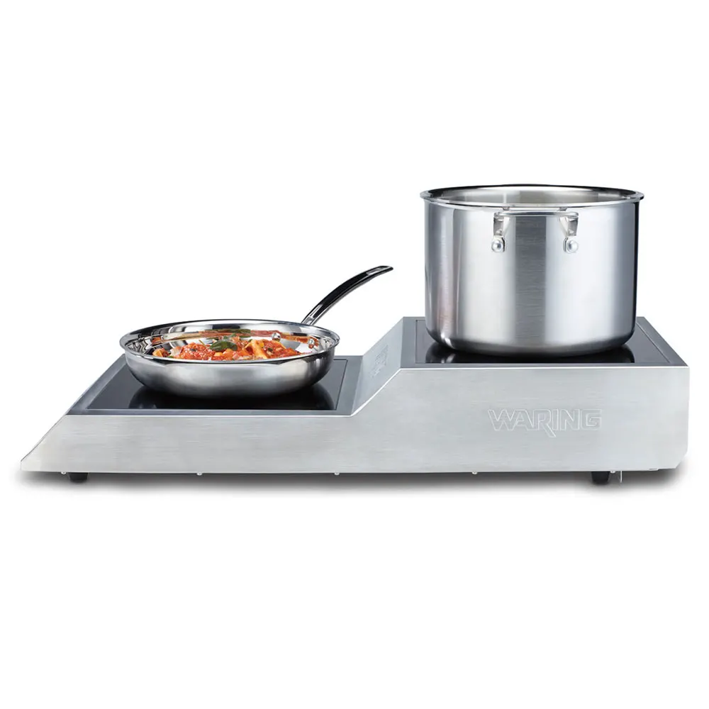 Waring  WIH800 Countertop Induction Cooktop w/ (2) Burners, 208-240v/1ph - Image 4